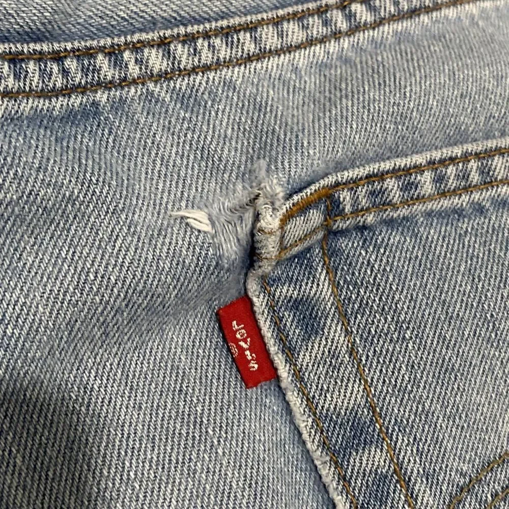 Levi's 550 Jeans Men's 44x30 Blue Cotton Denim Straight Relaxed Fit Baggy Travel